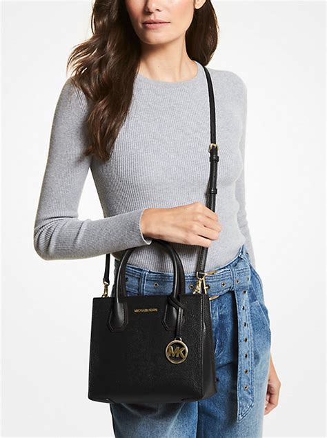 mercer pebble michael kors|Mercer Medium Pebbled Leather Crossbody Bag .